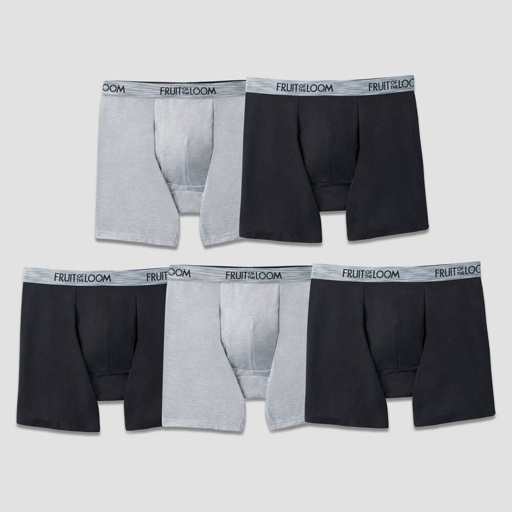 Fruit of the Loom 5 pack Comfort Supreme Cooling Blend Boxer Briefs, Size S, NWT